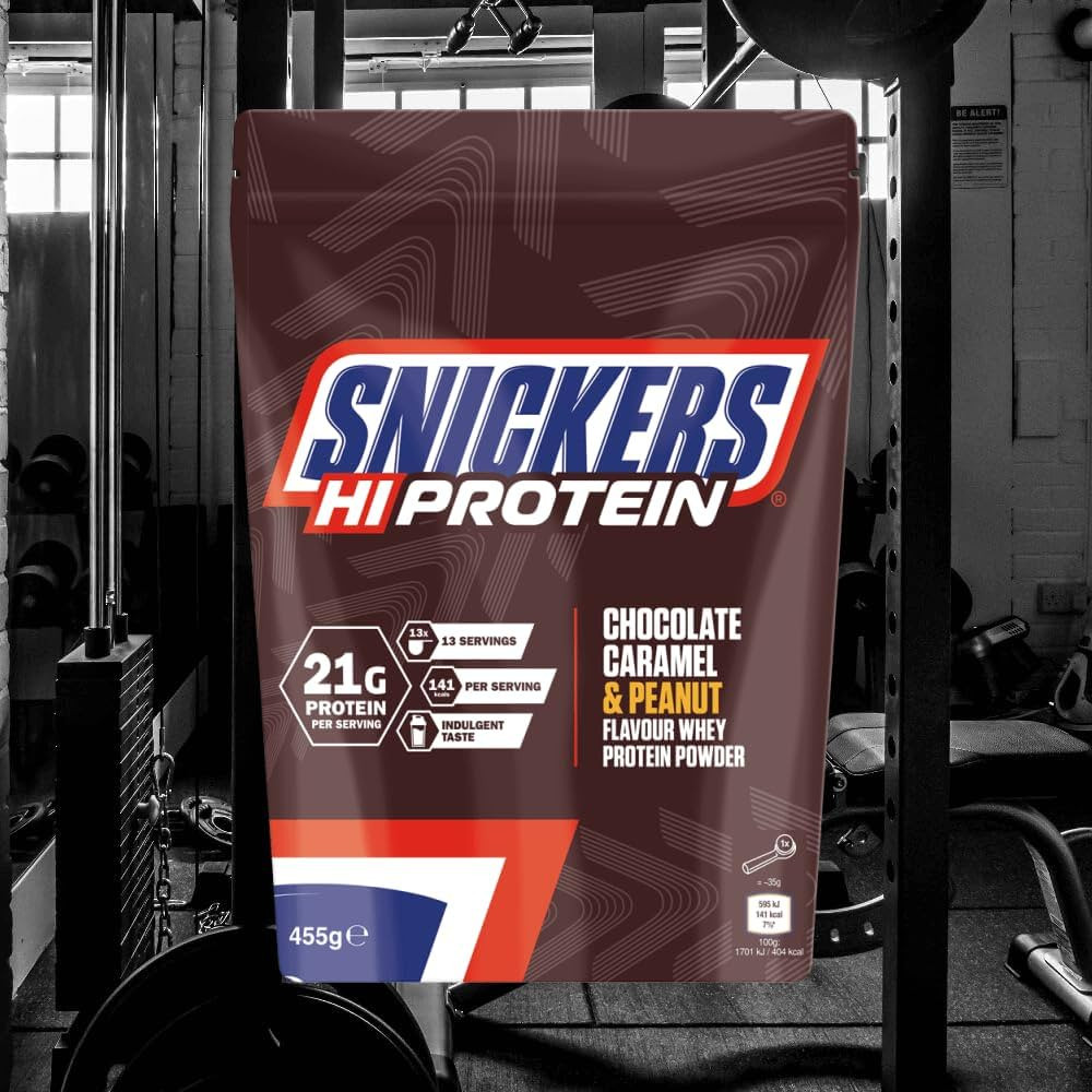 Протеїн Mars Nutrition Snickers Hi Protein Powder 455 г, Chocolate, Caramel &amp; Peanut Flavour Луцьк - фото 3