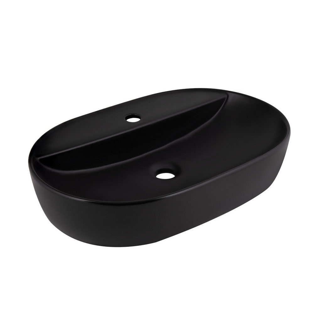 Раковина-чаша Qtap Scorpio 600х400х120 Matt black QT142203MBMBN Киев - изображение 1