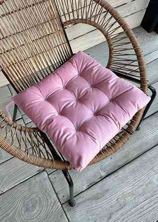 Подушка для стільців (40x40х5 см) Decorator Velour колір рожевий 84-180 Київ