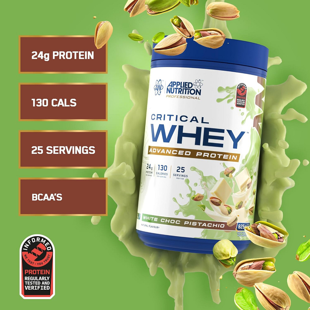 Протеин Applied Nutrition Critical Whey Protein 825 г, White Chocolate Pistachio Луцк - изображение 3