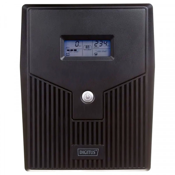 ДБЖ Digitus Line-Interactive, 1500VA/900W, LCD, 4xSchuko, RJ45, RS232, USB (DN-170075) Киев - изображение 1