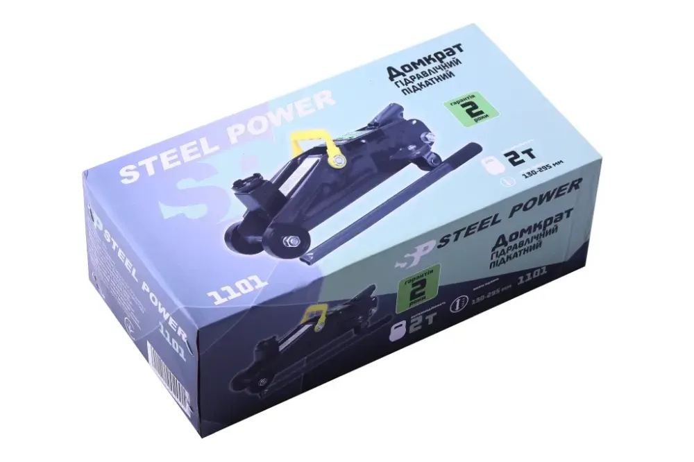 Домкрат гідравлічний підкатній 2 т 130-295м Steel Power Вінниця - фото 4