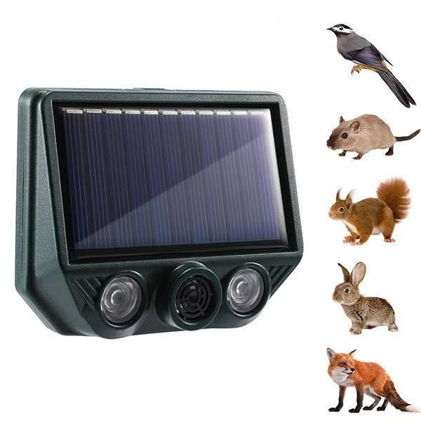 Отпугиватель животных, птиц, летучих мышей MS-211 с солнечной батарей и АКБ Днепр - изображение 5