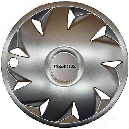 Автомобільні модельні ковпаки R14 Dacia 210 4шт, SJS, сріблясті Київ