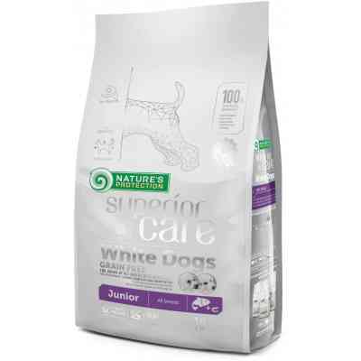 Сухой корм для собак Nature's Protection Superior Care White Dogs Grain Free Junior 10 кг (NPSC45672) Винница