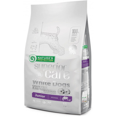 Сухий корм для собак Nature&apos;s Protection Superior Care White Dogs Grain Free Junior 10 кг (NPSC45672) Вінниця - фото 1