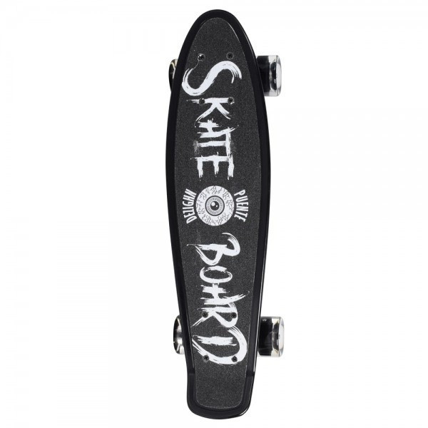 Скейт Пенни борд для детей MS 0298-1_4 Скейтборд со светящимися колесами ABEC 7 алюминиевая подвеска, Черный Каменец-Подольский - изображение 5