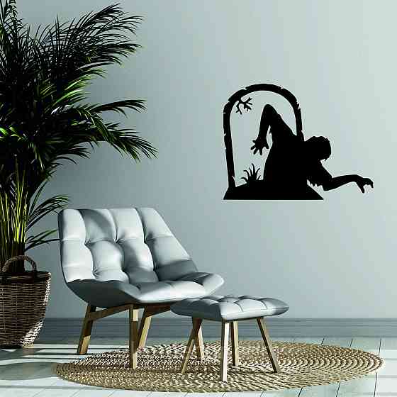 Декоративне настінне Панно «Кладливо», Декор на стіну 90*69 см, Чорний Київ