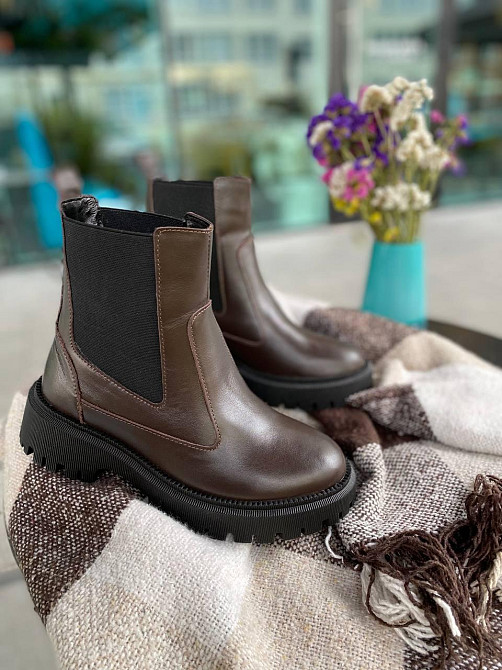 Garti Черевики жіночі GARTI 361 шоколадні (зима, шкіра натуральна) (6014) Коломыя - изображение 9