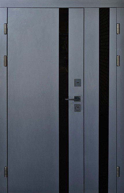 Входные двери Форт-М Трио Лофт графит 1200 Киев - изображение 1