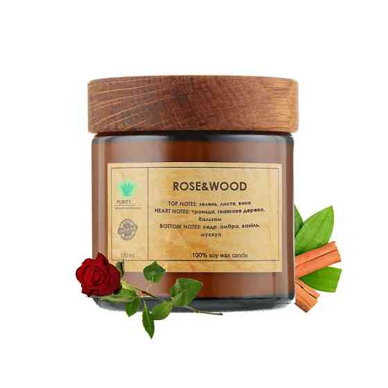 Аромасвечка Rose&Wood M PURITY 100 г Киев