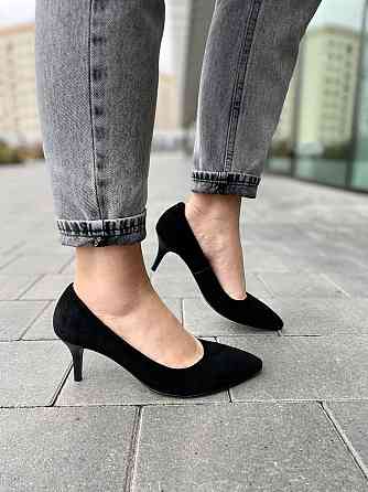 Туфлі жіночі SEE SEVEN чорні натуральна замша 38р. (3864) Коломыя