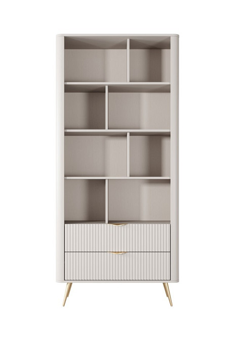 Стелаж Perfect Home Ланте / Lante 2S з 2 шухлядами і золотими ніжками Беж (PFH-091103) Дніпро - фото 5
