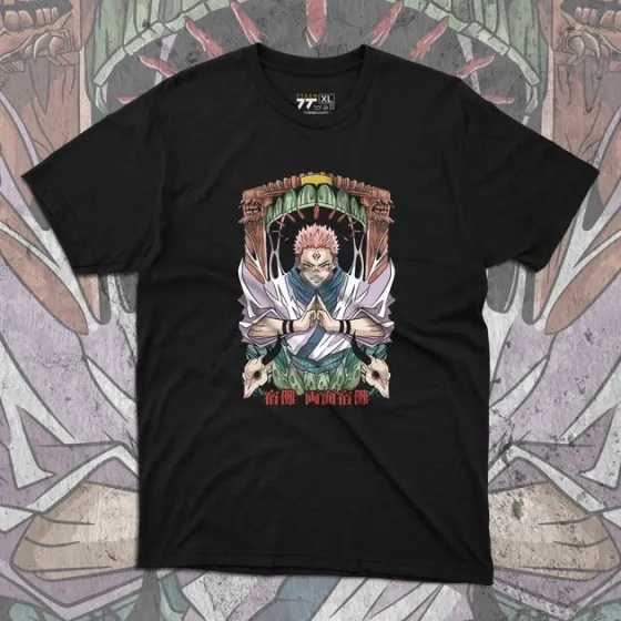 Футболка чоловіча з  принтом Магическая Битва Сукуна 3 Розмір 48 Дніпро