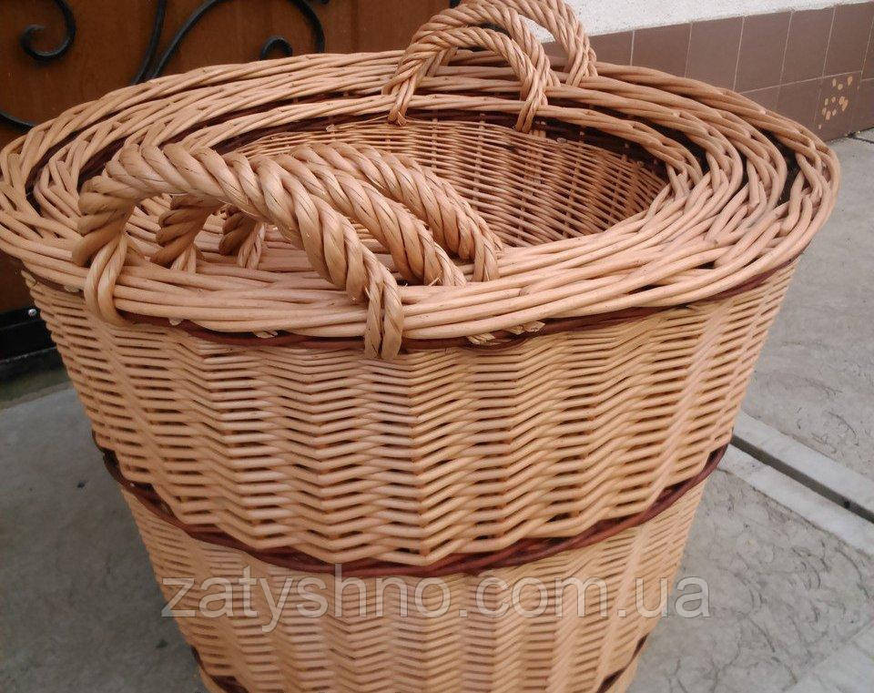 Набір плетених кошиків з ручками Київ - фото 6