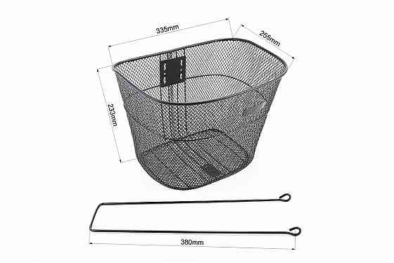 Кошик багажний передній 26", чорний TH-152 Київ