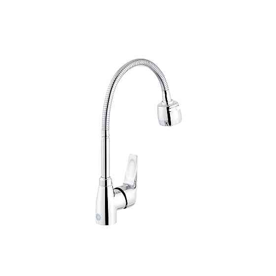 Змішувач для кухні з гнучким виливом Kroner KRM Odra - C039-1 Київ