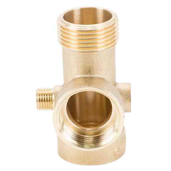З'єднувач п'ятививідний 80 мм 1" М × 1" F × 1/4" M × 1/4"F | 180° AQUATICA (779599) Київ