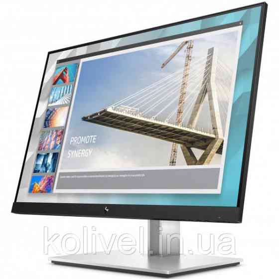 TFT 24'' HP E24i G4, WUXGA, VGA, HDMI, DP, USB-hub, HAS, Pivot, чорно-сріблястий (9VJ40AA) Киев