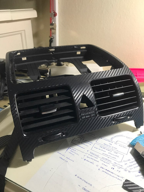 Карбонова плівка авто наклейки помаранчева 125х29.5 Київ - фото 6