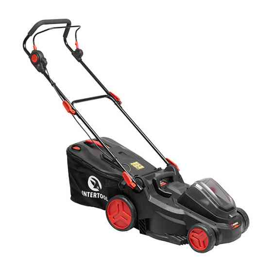 Газонокосарка INTERTOOL WT-9216 40В, 3500 об/хв, ширина захвату 370 мм, висота зрізу 25-75 мм, контейнер 40 л - косіння без турбот Львів