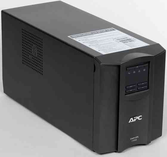 ДБЖ APC Smart-UPS 1500VA LCD, Lin.int., AVR, 8 x IEC, SmartSlot, USB, RJ-45, метал (SMT 1500I) Чорний Харьков