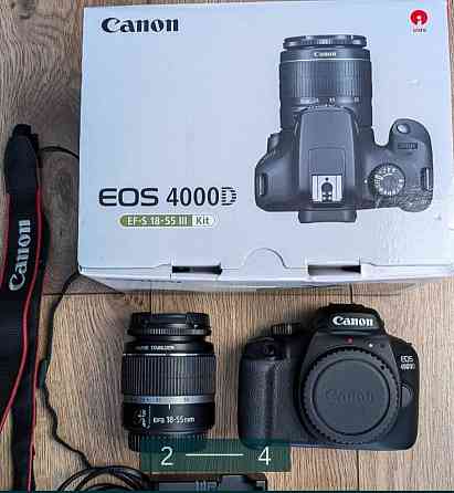 Фотоаппарат: Canon EOS 4000D Kit . Зеркалка Харьков