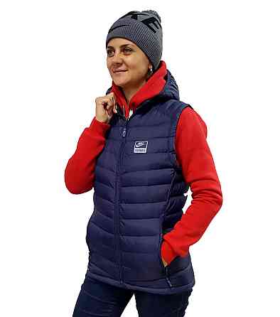 Женская стеганая жилетка Nike Киев