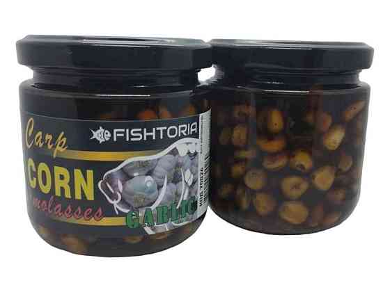 Кукуруза в мелассе чеснок 200мл (стекло) 70026 ТМ FISHTORIA   Solmir Solmir Solmir Київ