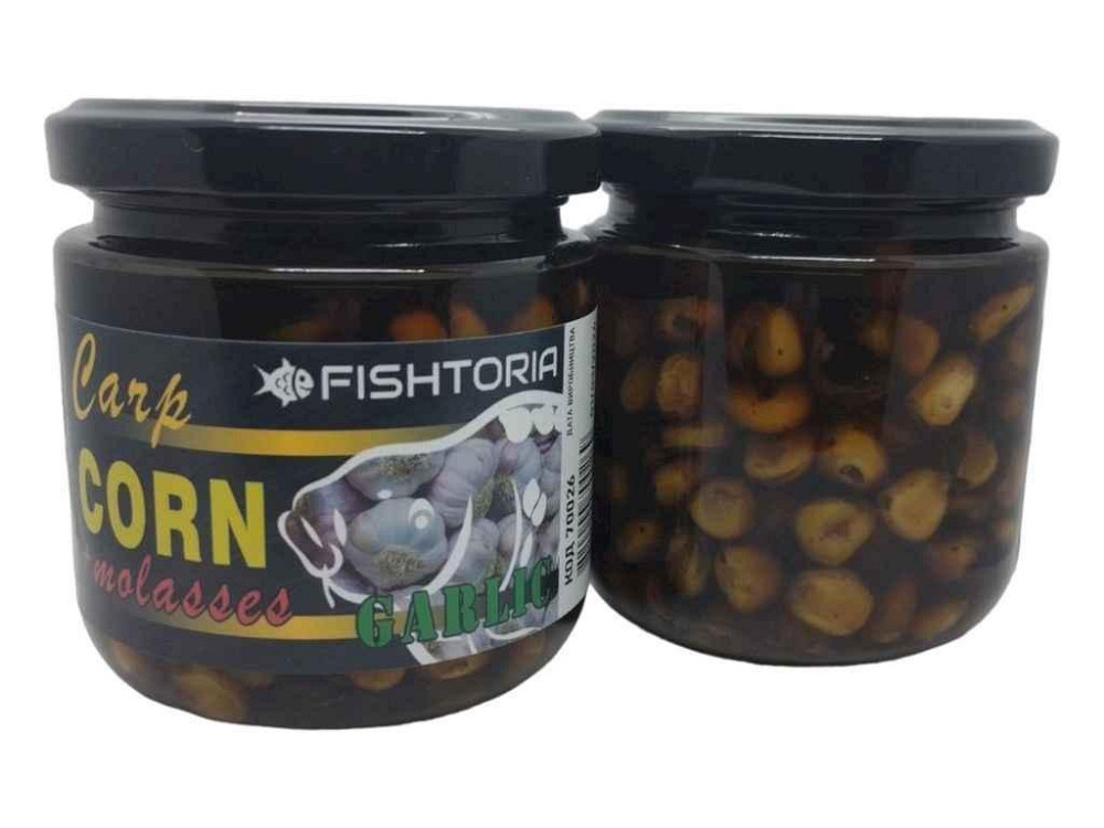 Кукуруза в мелассе чеснок 200мл (стекло) 70026 ТМ FISHTORIA   Solmir Solmir Solmir Київ - фото 1