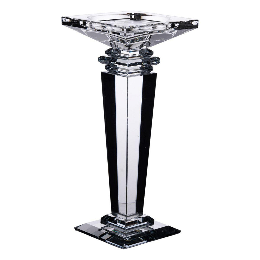 Стеклянный подсвечник на высокой ножке 22.5 см Киев - изображение 1