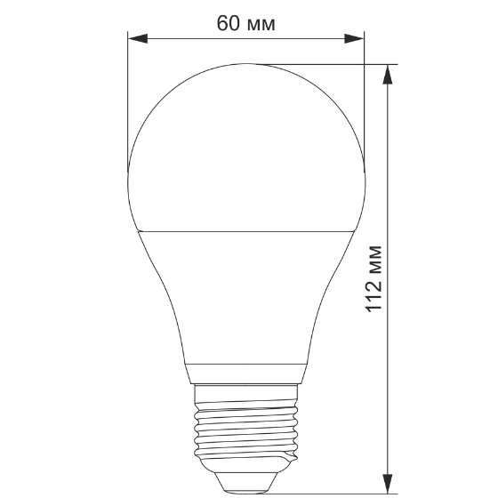 Лампа A60e 10W E27 4100К 12-48V LED Videx Житомир - изображение 4