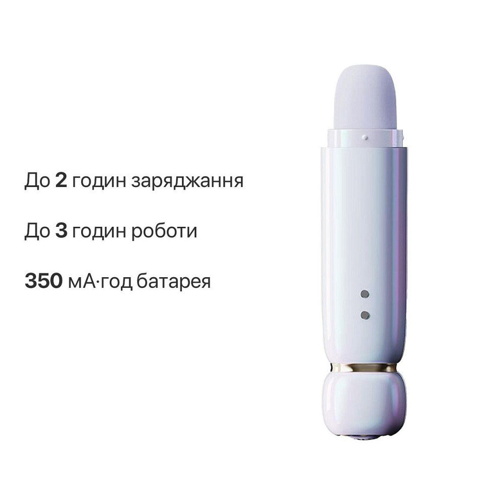 Вакуумный клиторальный стимулятор Zalo Lia Lavender Purple, 3 насадки, 3 режима, разная интенсивность Sex Aura Киев - изображение 8