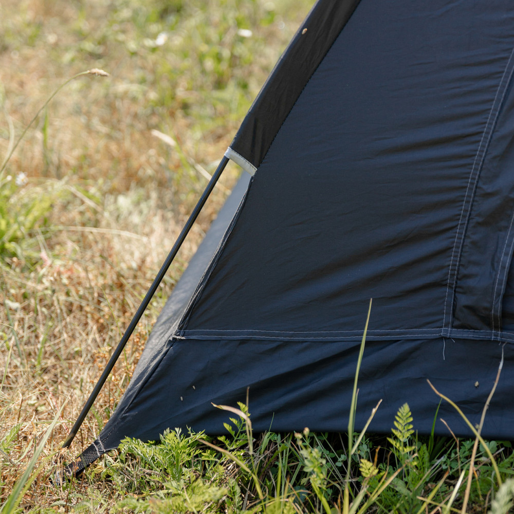 Двомісна туристична палатка для рибалки LU-025B Чорна Київ - фото 6