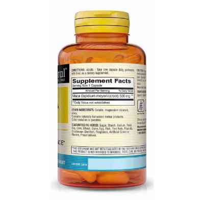 Травы Mason Natural Мака 500мг, Maca, 60 капсул (MAV-12545) Винница