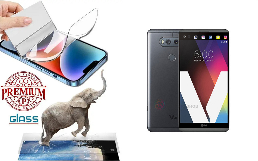 Полиуретановая пленка LG V20 VS995, Premium, толщина 0,2 мм Киев - изображение 1