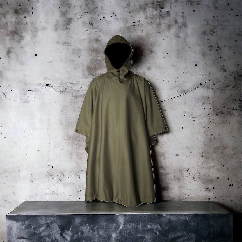 Дождевик тактический пончо дождевик тент, Легкий військовий дощовик, Дощовик олива військовий SD-61 Львів - фото 1