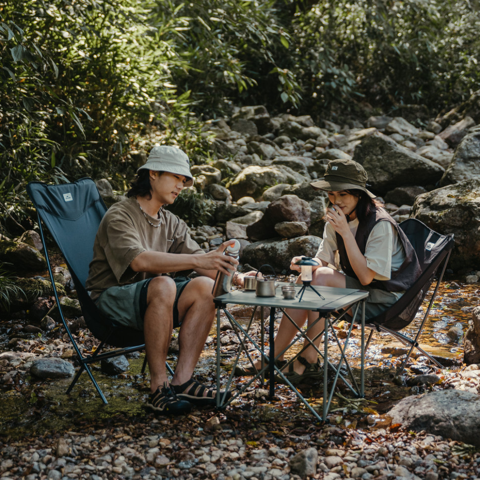 Стілець складаний ультралегкий Naturehike Stellaluna L04 CNK2450JJ015, розмір L, алюміній, сірий Киев - изображение 11