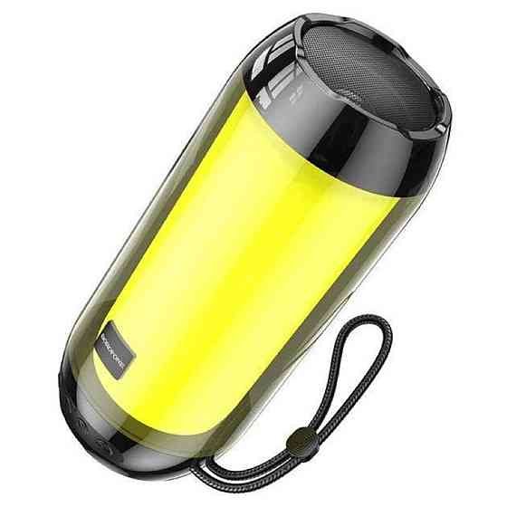 Портативна колонка BOROFONE BR25 Crazy sound colorful luminous BT speaker Black Київ