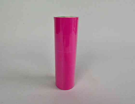 Паперовий цінник великий (малиновий) (р25*35 мм) 4,5 м (5 шт.) Харків