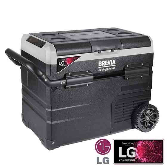 Холодильник автомобильный Brevia 50л (компрессор LG) 22635 Дніпро