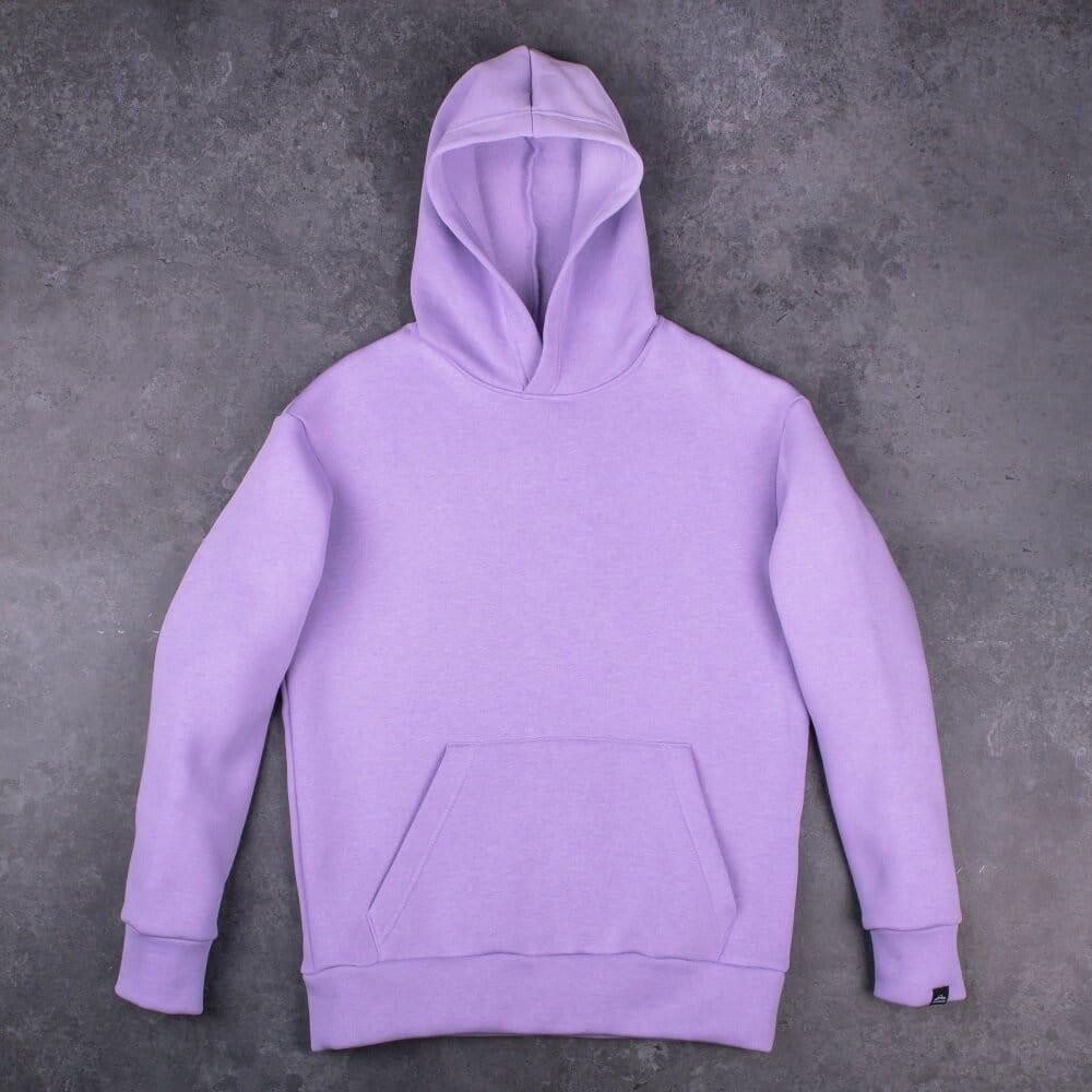 Тепле чоловіче худі на флісі з капюшоном лілове Pobedov 007 ЗИМА Київ - фото 2