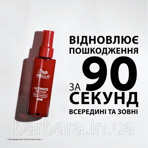 Спрей-сироватка для пошкодженого волосся 90 сек Wella Ultimate Repair Miracle Hair Rescue Wella Professional Київ