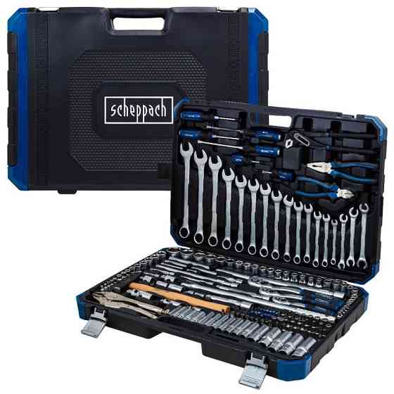 Набір інструментів 180 предметів 1/4", 3/8", 1/2" SCHEPPACH SCH-41802-5 Одеса