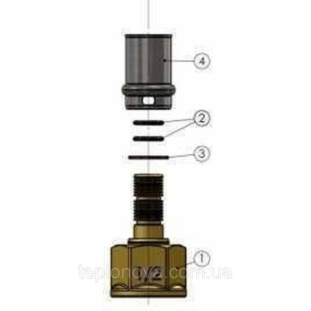 Муфта с внутренней  резьбой пресс APE AP 102 3/4″х26 ITALY Черновцы - изображение 3