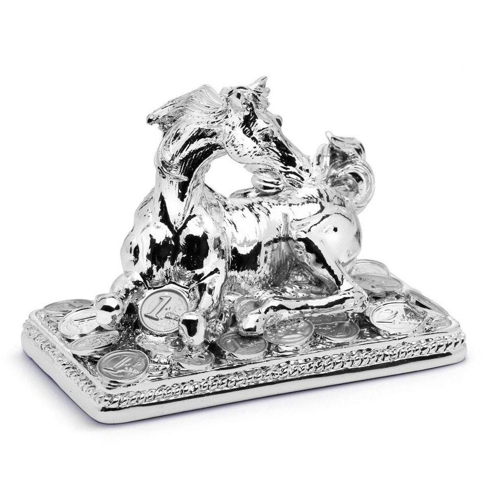 Фігура “Кінь з монетами” срібло, 12х7см Рівне - фото 1