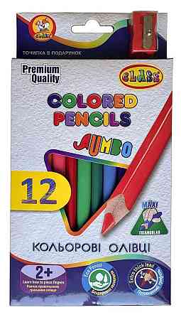 Олівці кольорові 12 кол. 