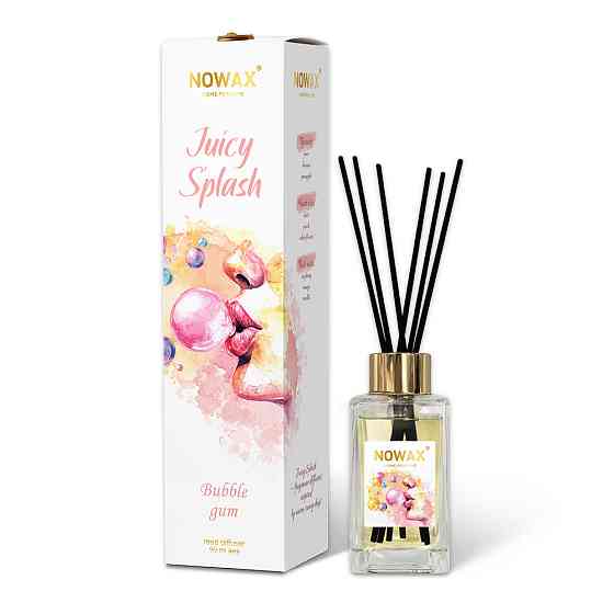 Аромадифузор з паличками Nowax Juicy Splash - Bubble Gum 90мл Львів
