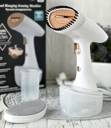 Мощный вертикальный ручной отпариватель RAF 7046W с функцией дезинфекции одежды, 1600Вт, 30г/мин Коломия