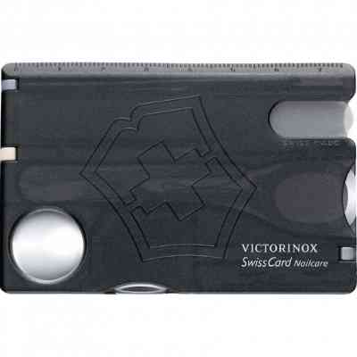 Мультитул Victorinox SwissCard NailCare Transparent Black (0.7240.T3) Винница